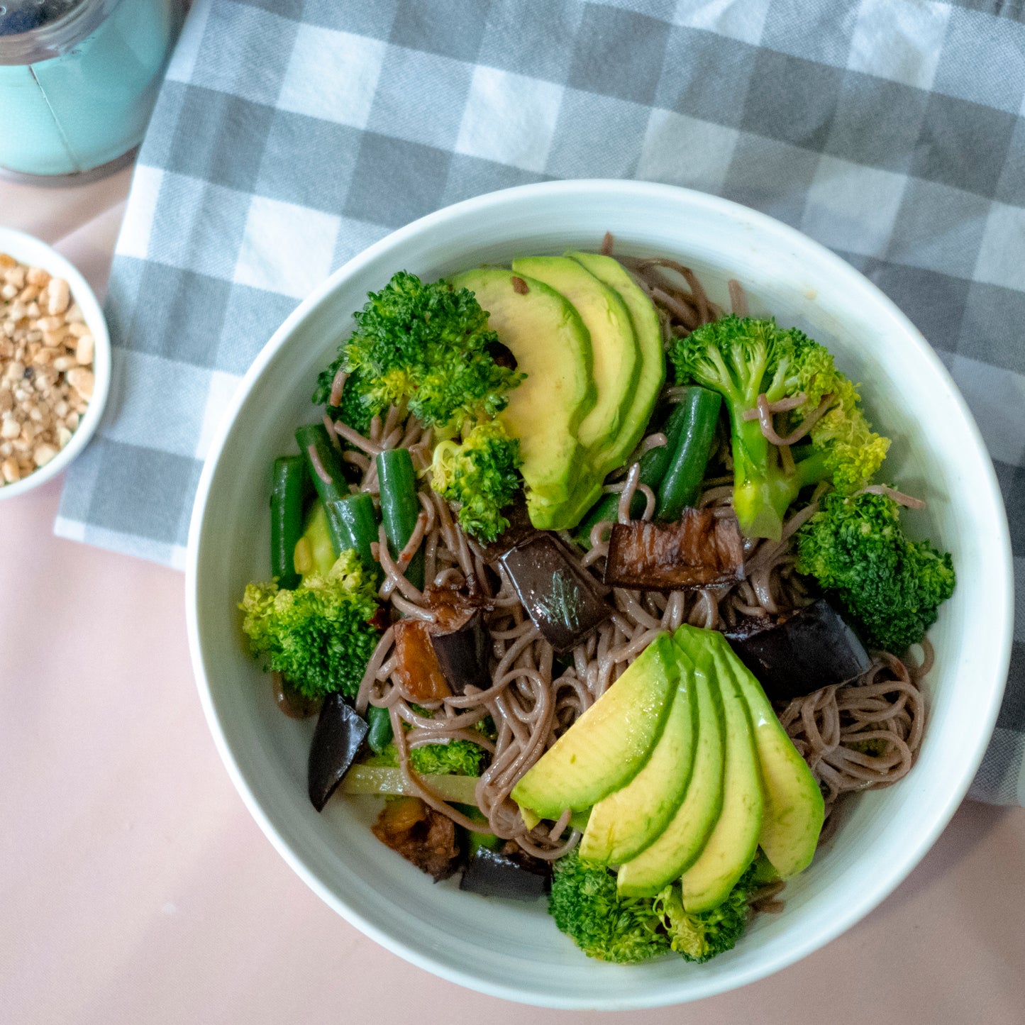 Soba Noodle Salad with Eggplant